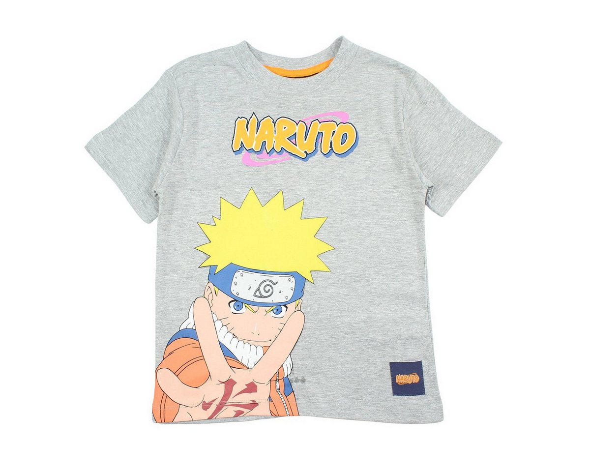 Naruto Print-Shirt Anime Naruto Shippuden Kinder Jungen kurzarm Shirt T-Shirt Gr. 116 bis 152 von Naruto