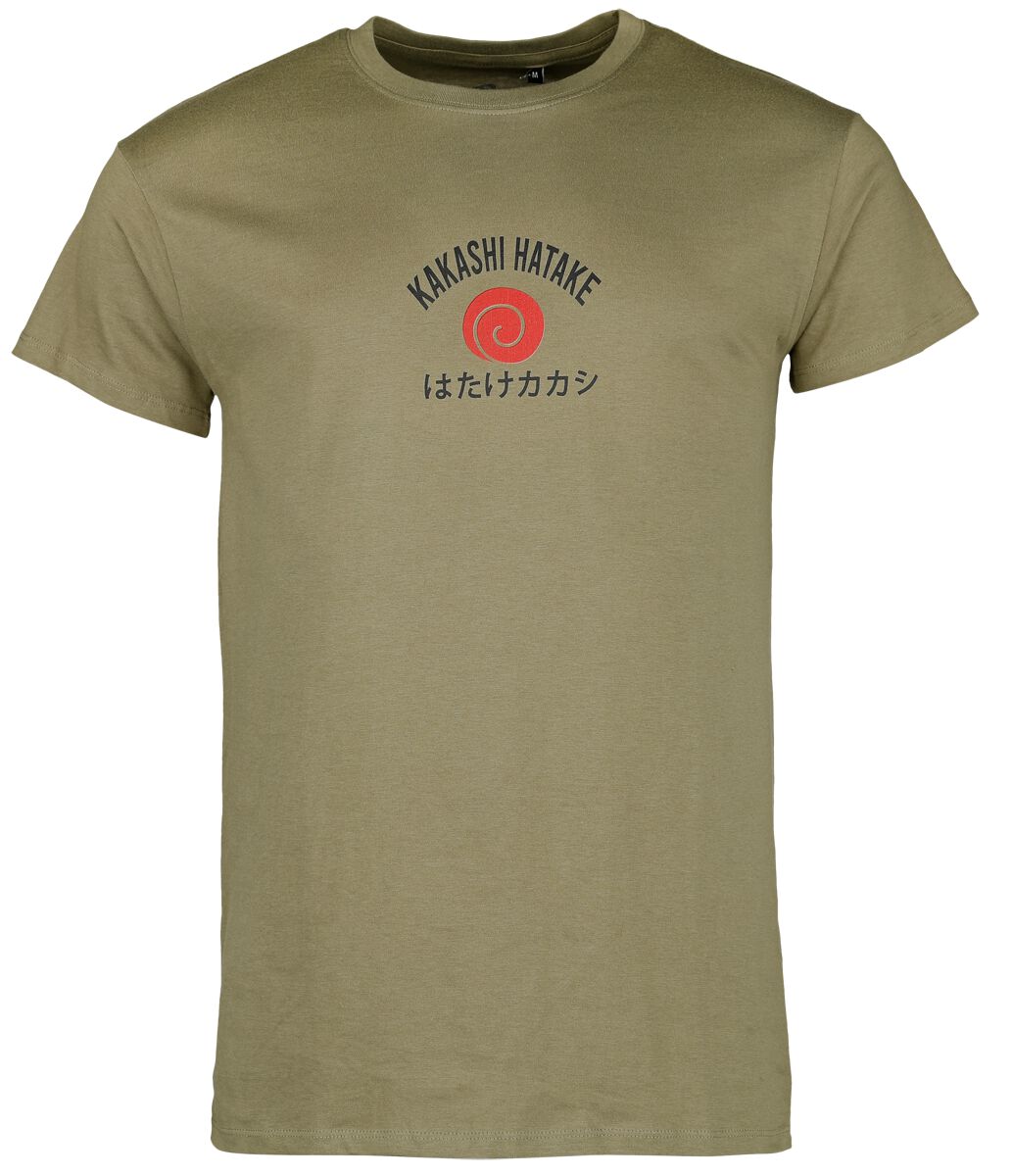 Naruto Shinobi Of Konohagakure T-Shirt khaki in L von Naruto