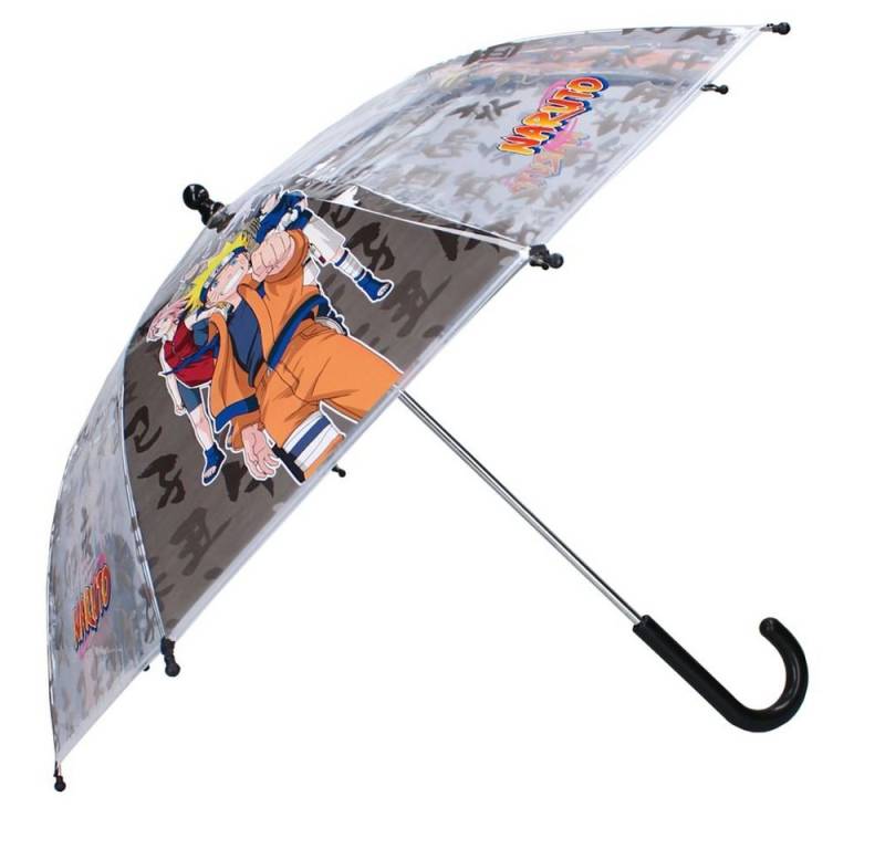 Naruto Stockregenschirm Stockschirm schwarz & transparent Naruto Kinder Regenschirm von Naruto
