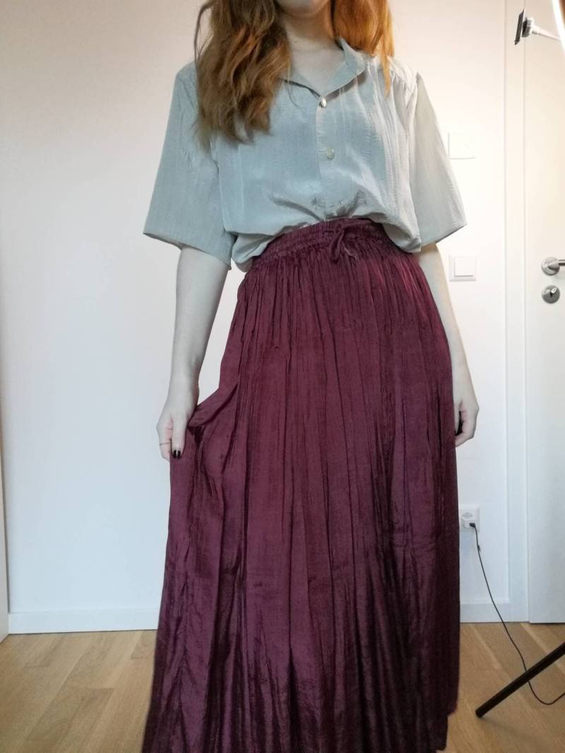True Vintage Maxi Rock 80Er 90Er Weinrot Burgundy Xs S 34 36 Orsay Dunkelrot True Vintage Maxi Rock 80Er 90Er Weinrot Burgundy Xs S 34 36 Orsay Dunkelrot von Narvhi