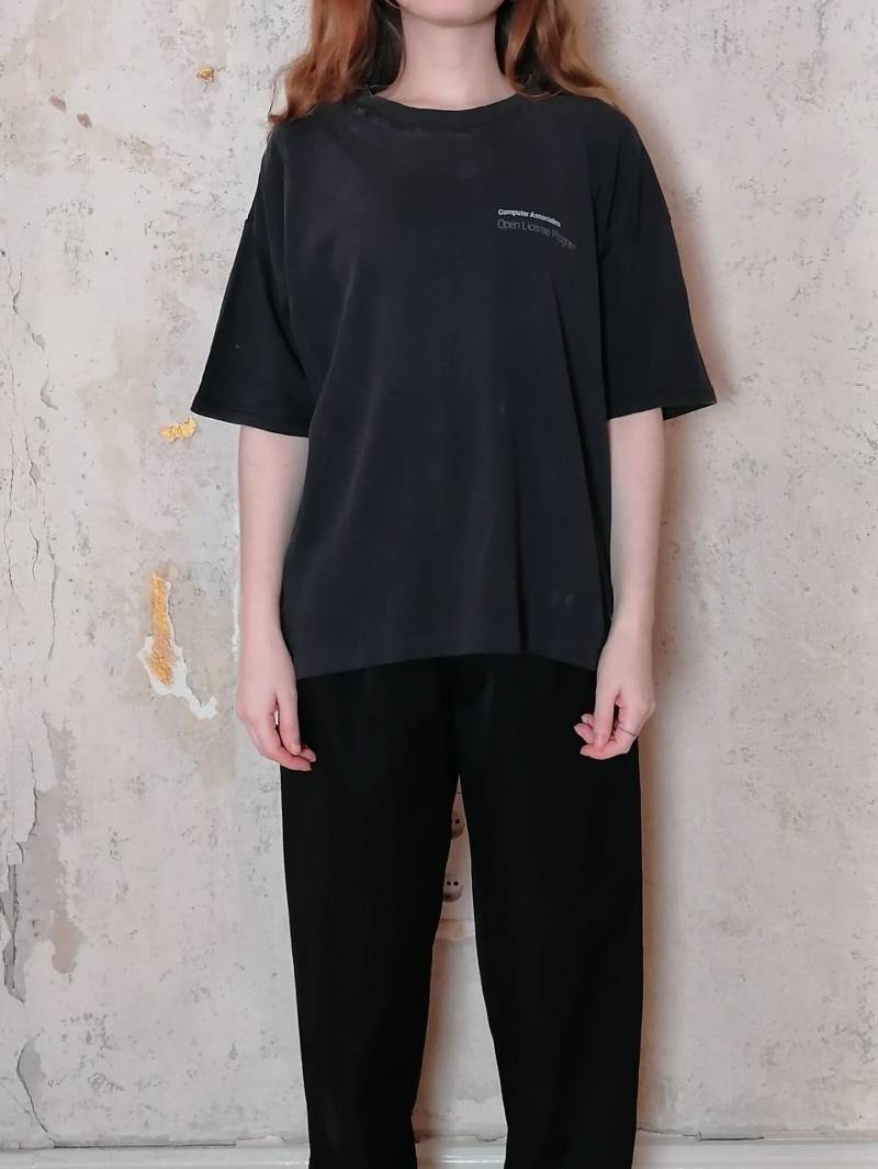 True Vintage T-Shirt Shirt 80Er 90Er 2000Er Xl Anthrazit Grau Computer Associates Retro Unisex von Narvhi