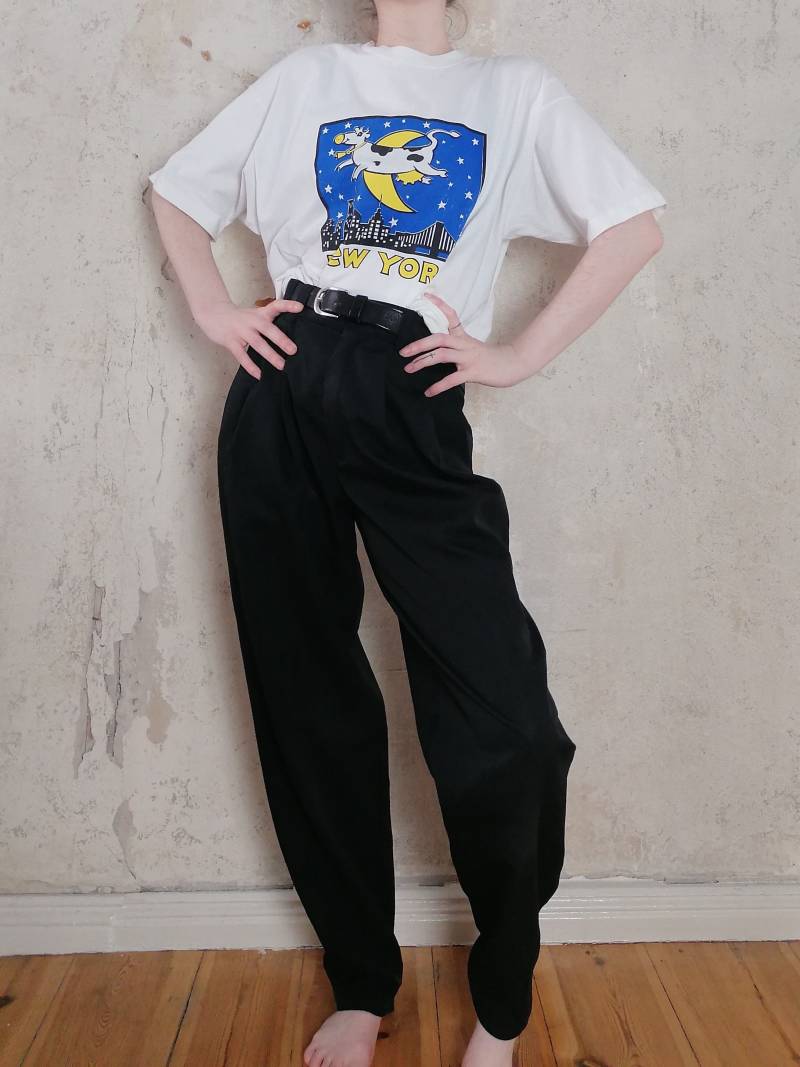 True Vintage T-Shirt Shirt 80Er 90Er Onesize Blau Gelb Geblümt Sonnenblumen True Vintage T-Shirt Shirt 80Er 90Er Onesize Blau Gelb Geblümt Sonnenblumen von Narvhi