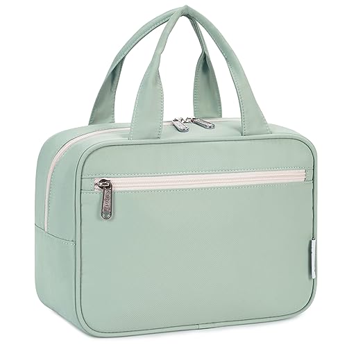 Narwey Kulturtasche Damen Gross Reise-Make-up-Tasche Große Kosmetiktasche Make-up-Etui Organizer für Damen Herren(Minzgrün) von Narwey