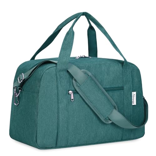 Narwey für Ryanair Handgepäck 40x20x25 Kleine Reisetasche Handgepäck Tasche für Flugzeug Weekender Sporttasche Damen Herren 20L (Blau Grün) von Narwey