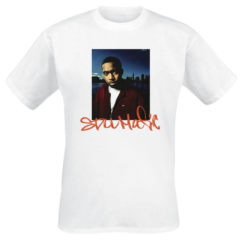 Nas T-Shirt - Stillmatic Photo - S bis XXL - für Männer - Größe XXL - weiß  - Lizenziertes Merchandise! Nas T-Shirt - Stillmatic Photo - S bis XXL - für Männer - Größe XXL - weiß  - Lizenziertes Merchandise! von Nas