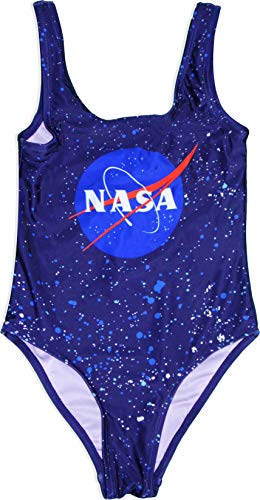 Nasa Badeanzug für Mädchen. Gr. 7-8 Jahre, marineblau von Nasa