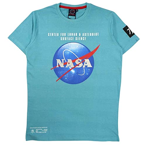 Nasa Herren Gns4010 TMC Men S1-l T-Shirt, Blau, L von Nasa