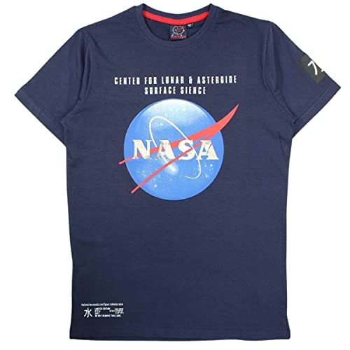 Nasa Herren Gns4010 TMC Men S3-l T-Shirt, Marine, L von Nasa