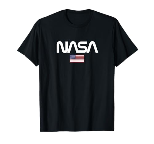 Nasa Herren Worm Logo T-Shirt von NASA