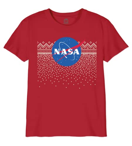 Nasa Jungen Bonasadts082 T-Shirt, Rouge, 8 Jahre von Nasa