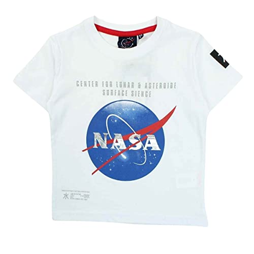 Nasa Jungen Gns4010 TMC S2-12a T-Shirt, Weiß, 12 Jahre von Nasa