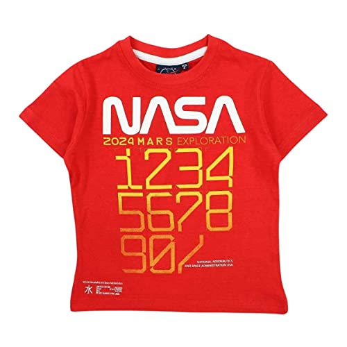 Nasa Jungen Gns4011 TMC S2-12a T-Shirt, Rot, 12 Jahre von Nasa