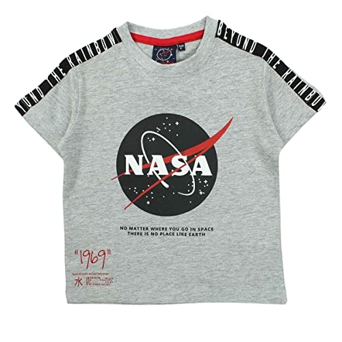 Nasa Jungen Gns4012 TMC S2-10a T-Shirt, Grau, 10 Jahre von Nasa