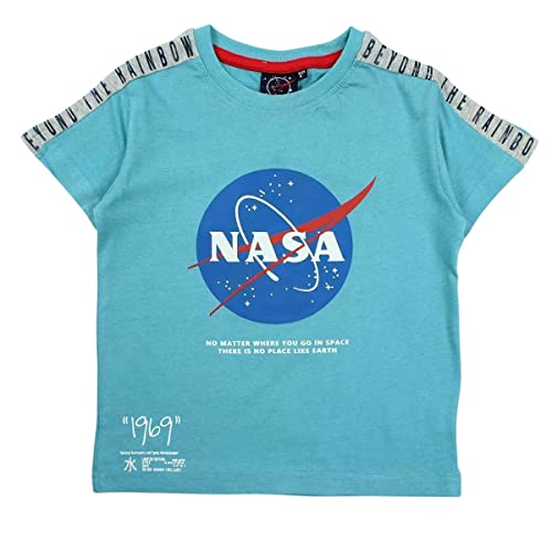 Nasa Jungen Gns4012 TMC S3-10a T-Shirt, Blau, 10 Jahre von Nasa