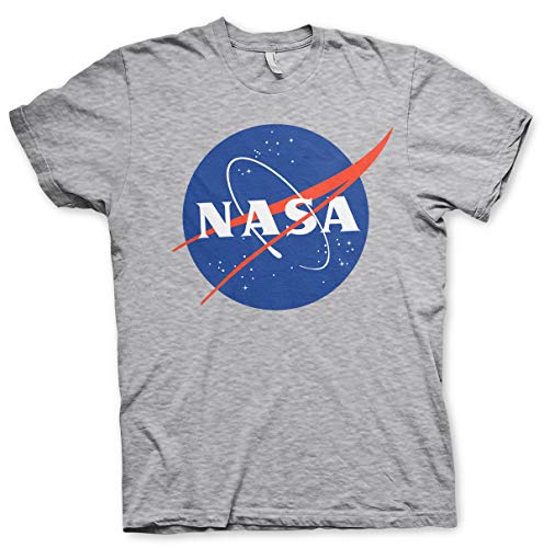 Nasa Offizielles Lizenzprodukt Insignia Herren T-Shirt (Heather-Grau), X-Large von Nasa