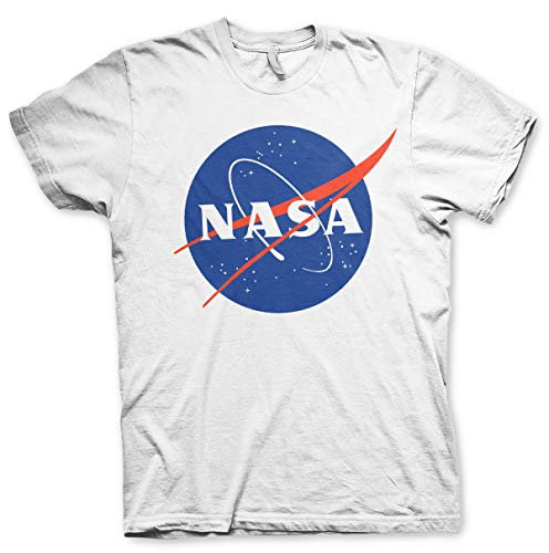 Nasa Offizielles Lizenzprodukt Insignia Herren T-Shirt (Weiß), X-Large von Nasa