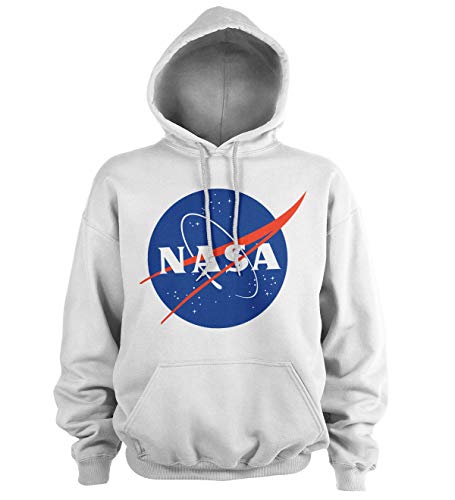 Nasa Offizielles Lizenzprodukt Insignia Kapuzenpullover (Weiß), X-Large von Nasa