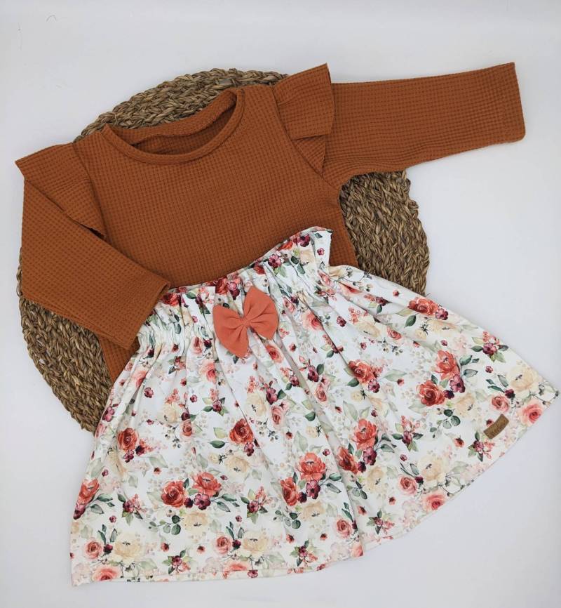 Babyrock/Paperbag Rock Mädchen Blumenrock von Nasebaer