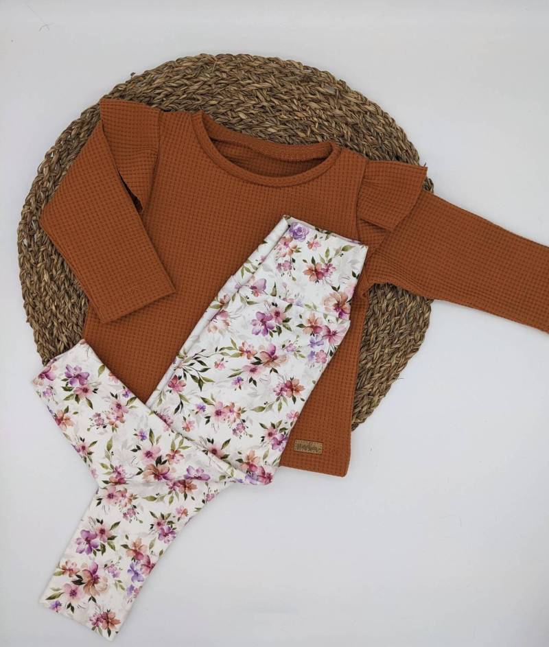 Leggins Jersey Babyset Jerseyleggins Flügelärmelpullover von Nasebaer