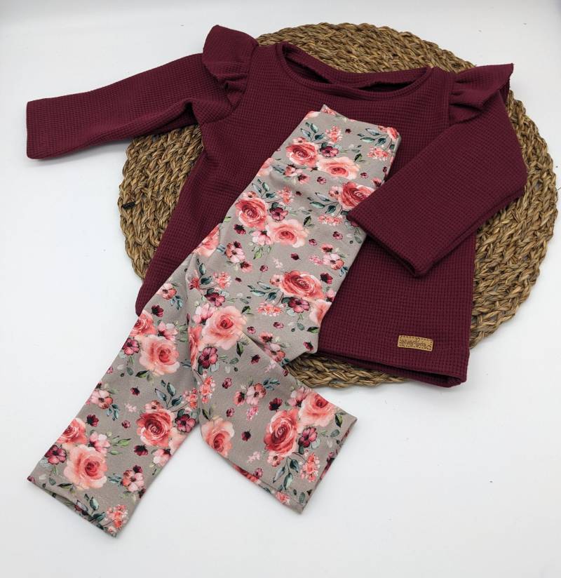 Leggins Jersey Babyset Jerseyleggins Flügelärmelpullover von Nasebaer