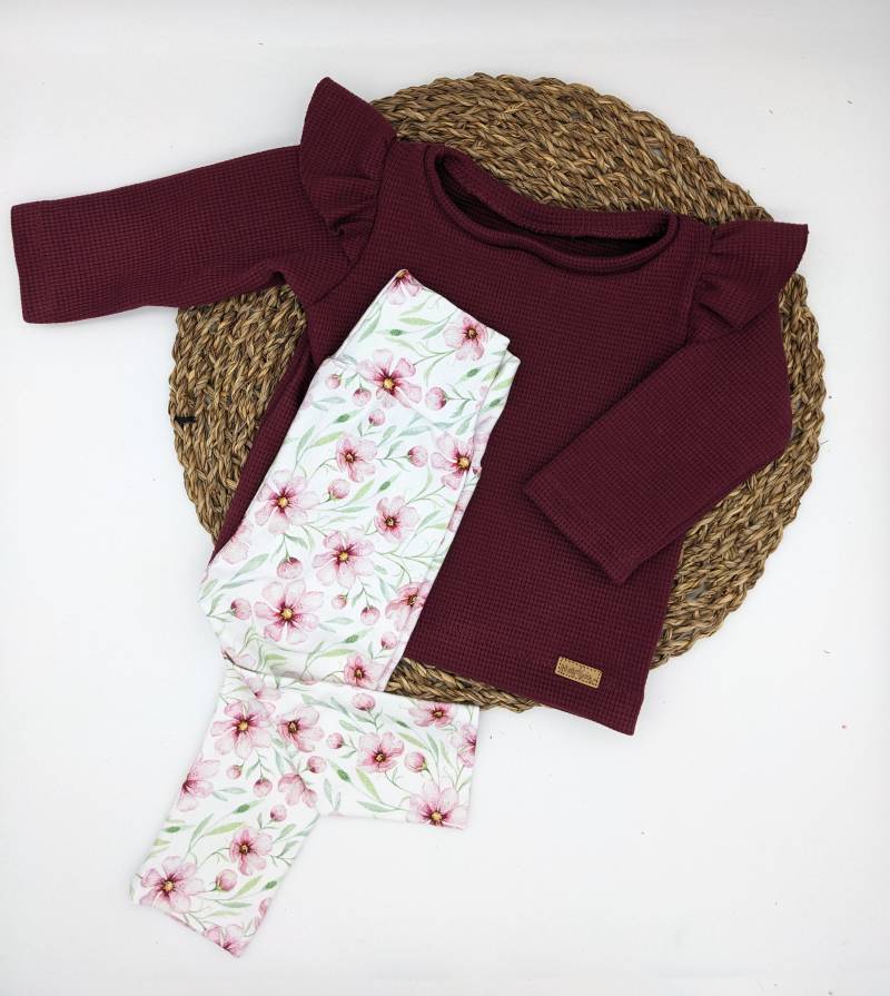 Leggins Jersey Babyset Jerseyleggins Flügelärmelpullover von Nasebaer