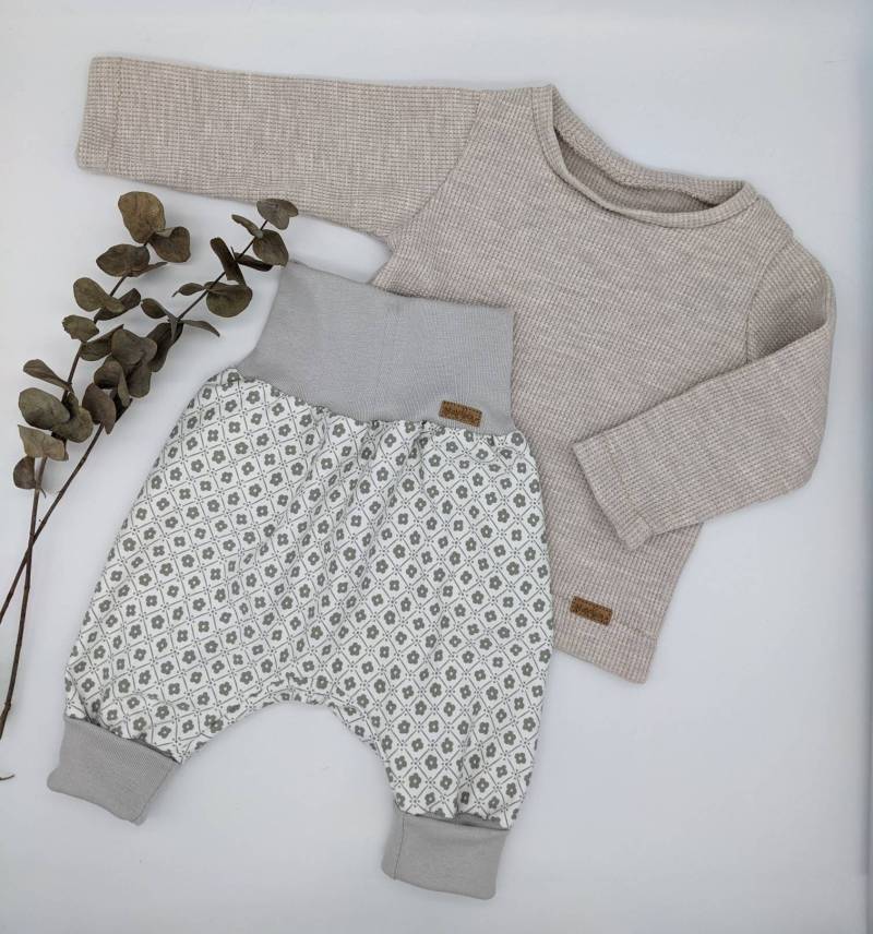 Mitwachshose Jersey/Pumphose Babyset von Nasebaer
