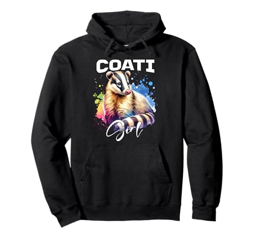 Coati Mädchen Nasenbär Pullover Hoodie Coati Mädchen Nasenbär Pullover Hoodie von Nasenbär Designs Damen