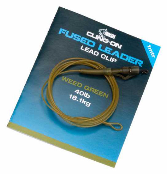 NashCling-On Fused Lead Clip Leader 1m von Nash