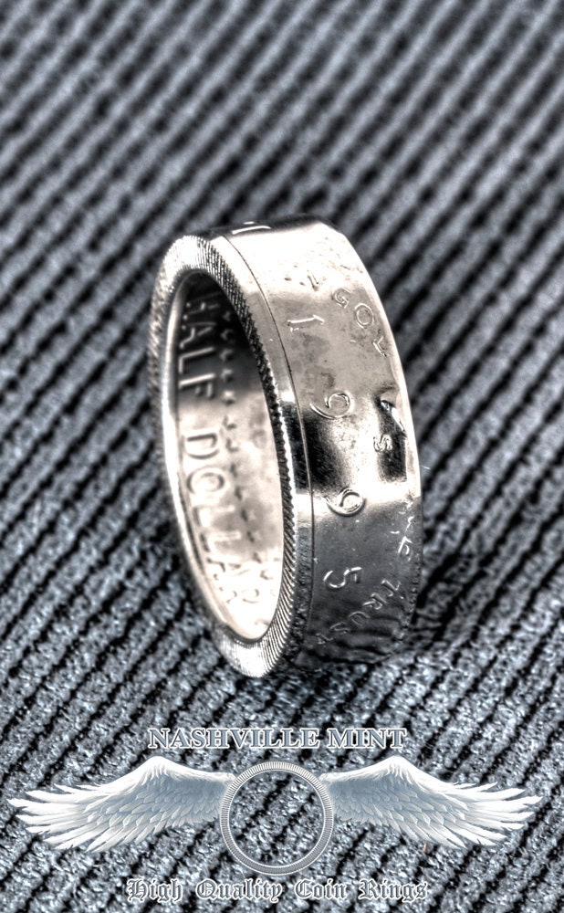 1994 Silber Halber Dollar Münze Ring 31stes Jahrestag 31 Jahre Altes Geburtstagsgeschenk Us Männer Frauen Ehering Größe 6-17 in Gott Vertrauen von NashvilleMint