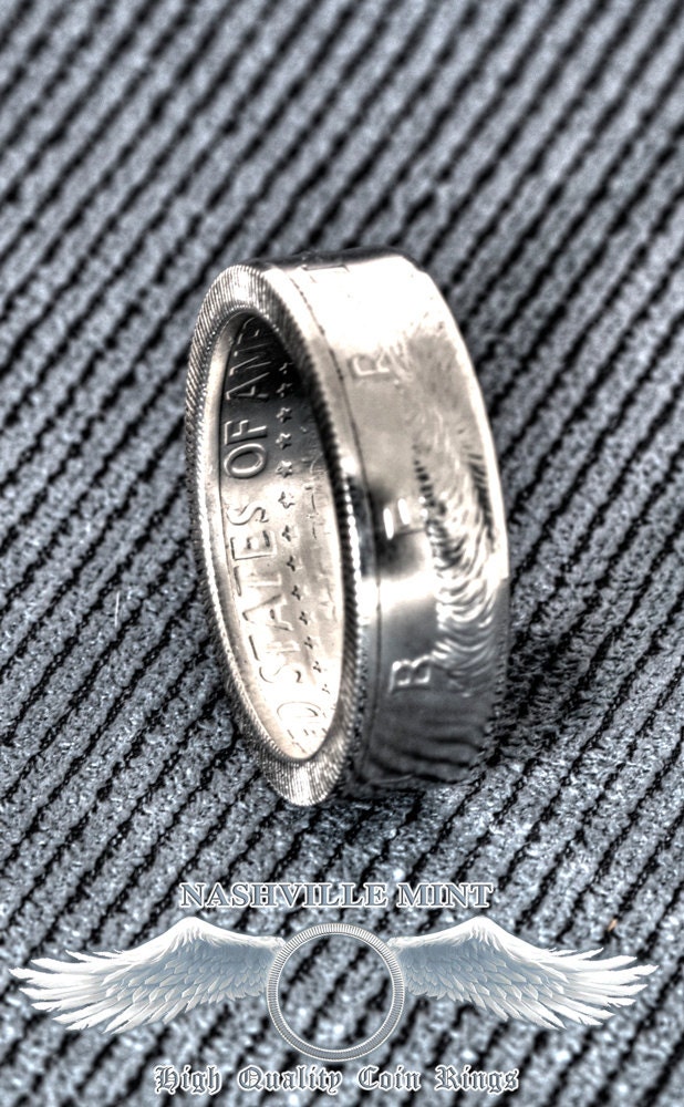 2015 Silber Halber Dollar Münze Ring 9. Jahr Hochzeit Band Jahrestag Geschenk Männer Frauen Us Größe 6-17 Auf Gott Wir Vertrauen Liberty Coinring von NashvilleMint