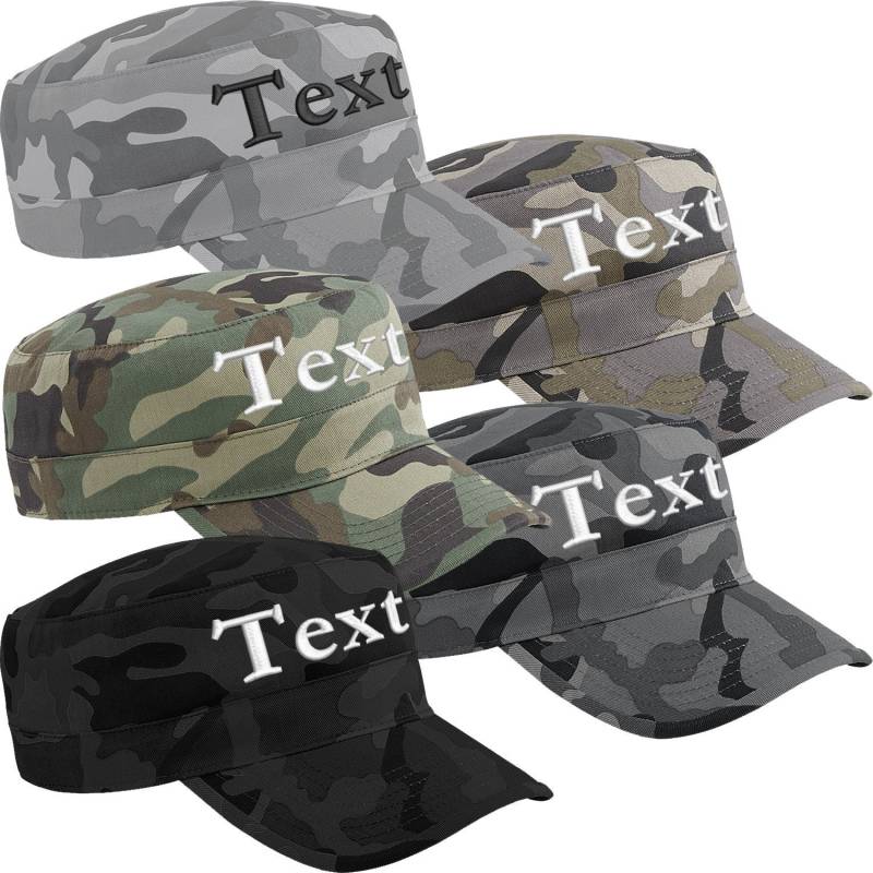 Camo Army Cap Bestickt Mit Name/Wunschtext Basecap Cb33 von Nashvilleprint