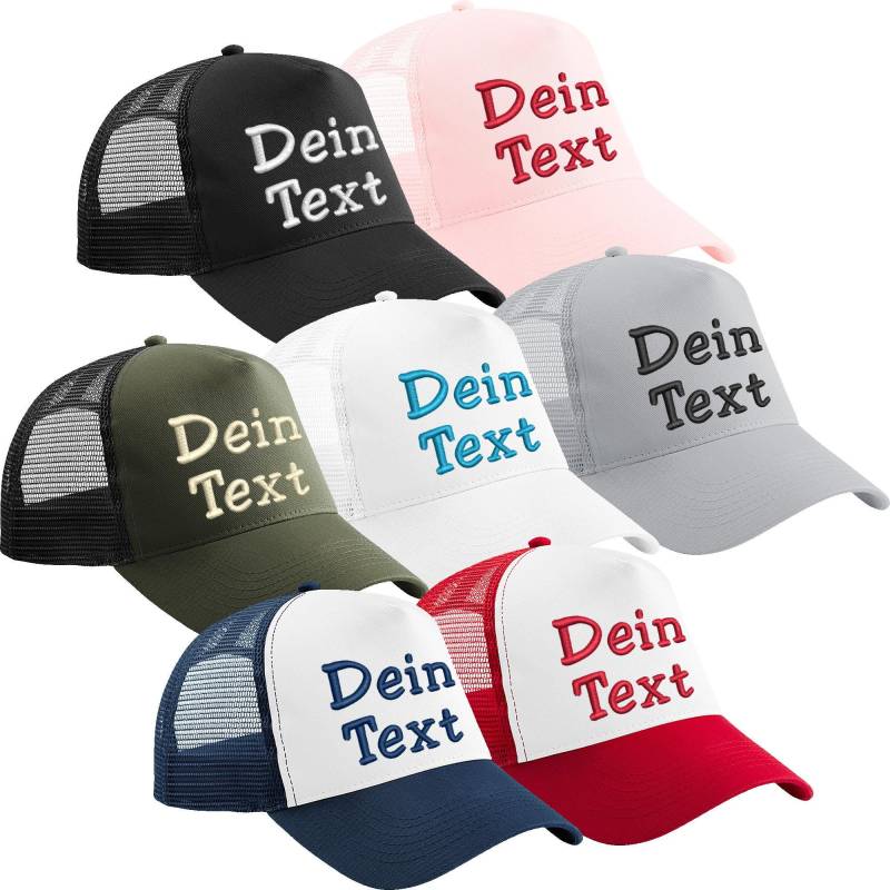 Junior Snapback Trucker Cap Bestickt Mit Wunschtext/Name Basecap Cb640B von Nashvilleprint