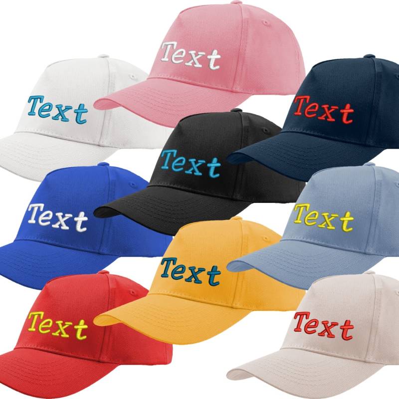 Kinder Kids Start Five Cap Mit Namen Bestickt Wunschtext Kindermütze Cappy Namensstickerei Personalisiert At508 von Nashvilleprint