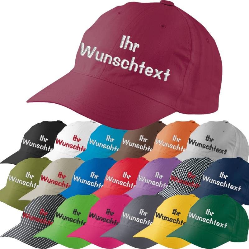 Koch-Basecap Bestickt Mit Wunschtext/Namen Mütze Imbiss Bistro Grill Bis 75 Grad Waschbar von Nashvilleprint