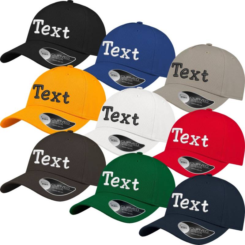 Shot Cap Bestickt Mit Wunschtext/Name Basecap At528 von Nashvilleprint