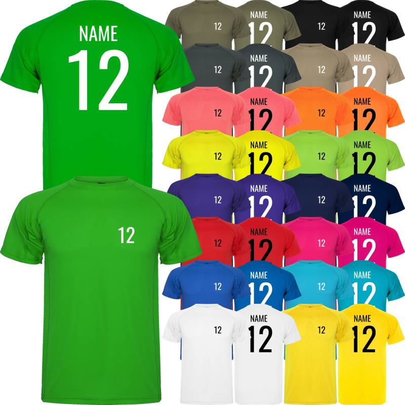Sport-Shirt Bedruckt Mit Deiner Wunschnummer + Name R0425 von Nashvilleprint