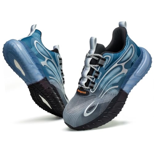 Nasogetch Arbeitsschuhe Herren Sicherheitsschuhe Damen Leicht Stahlkappenschuhe Sportlich Blau Schwarz 43 EU Nasogetch Arbeitsschuhe Herren Sicherheitsschuhe Damen Leicht Stahlkappenschuhe Sportlich Blau Schwarz 43 EU von Nasogetch