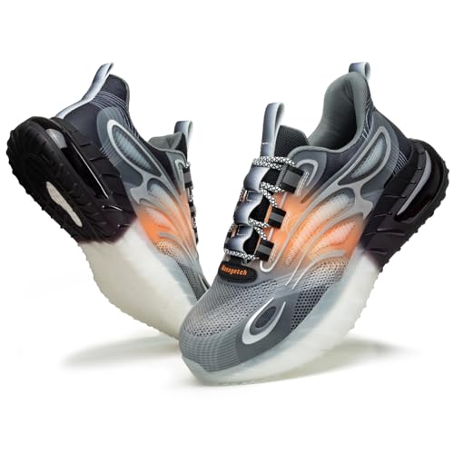 Nasogetch Arbeitsschuhe Herren Sicherheitsschuhe Damen Leicht Stahlkappenschuhe Sportlich Weiß Schwarz 40 EU Nasogetch Arbeitsschuhe Herren Sicherheitsschuhe Damen Leicht Stahlkappenschuhe Sportlich Weiß Schwarz 40 EU von Nasogetch