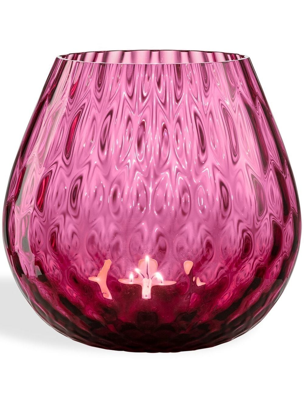 NasonMoretti Kerzenhalter aus Glas - Rosa von NasonMoretti