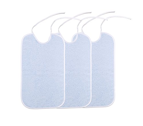 Nastami XXL Lätzchen Frottee Riesenlätzchen für Erwachsene und Kinder Lätzchen groß (1 Stück flieder) von Nastami