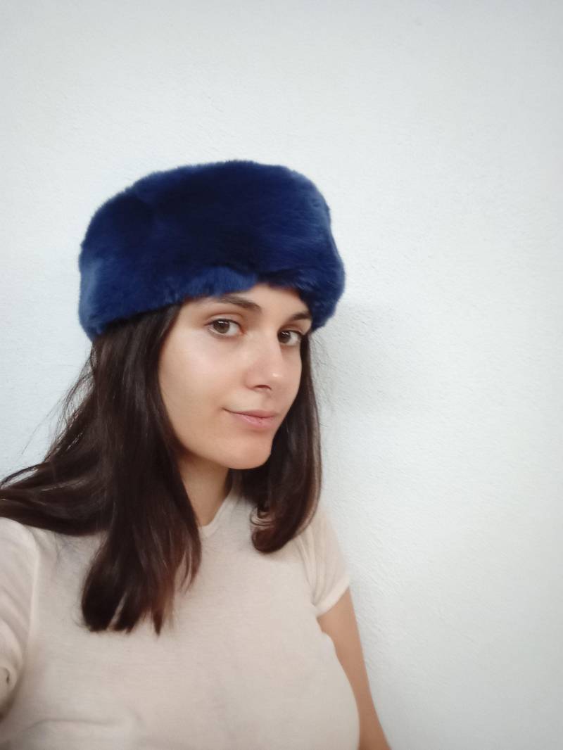 Blue Rex Pelzstirnband Weiches Handgemachtes Halsband Blue Rex Pelzstirnband Weiches Handgemachtes Halsband von NastaziafurdesignsGR