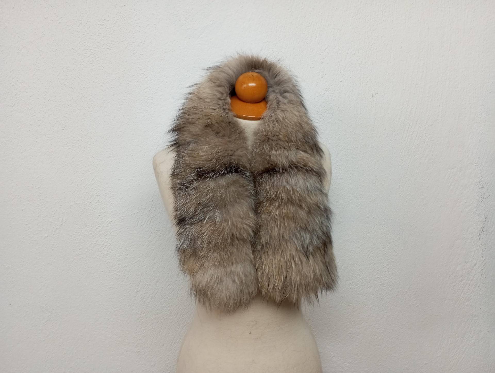 Kristall Fuchs Pelzbesatz Kuscheliger Jackenkragen von NastaziafurdesignsGR