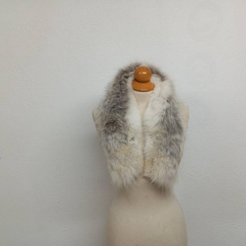 Natürlicher Echter Kojoten Pelz Kapuzenbesatz, Pelzkragen von NastaziafurdesignsGR