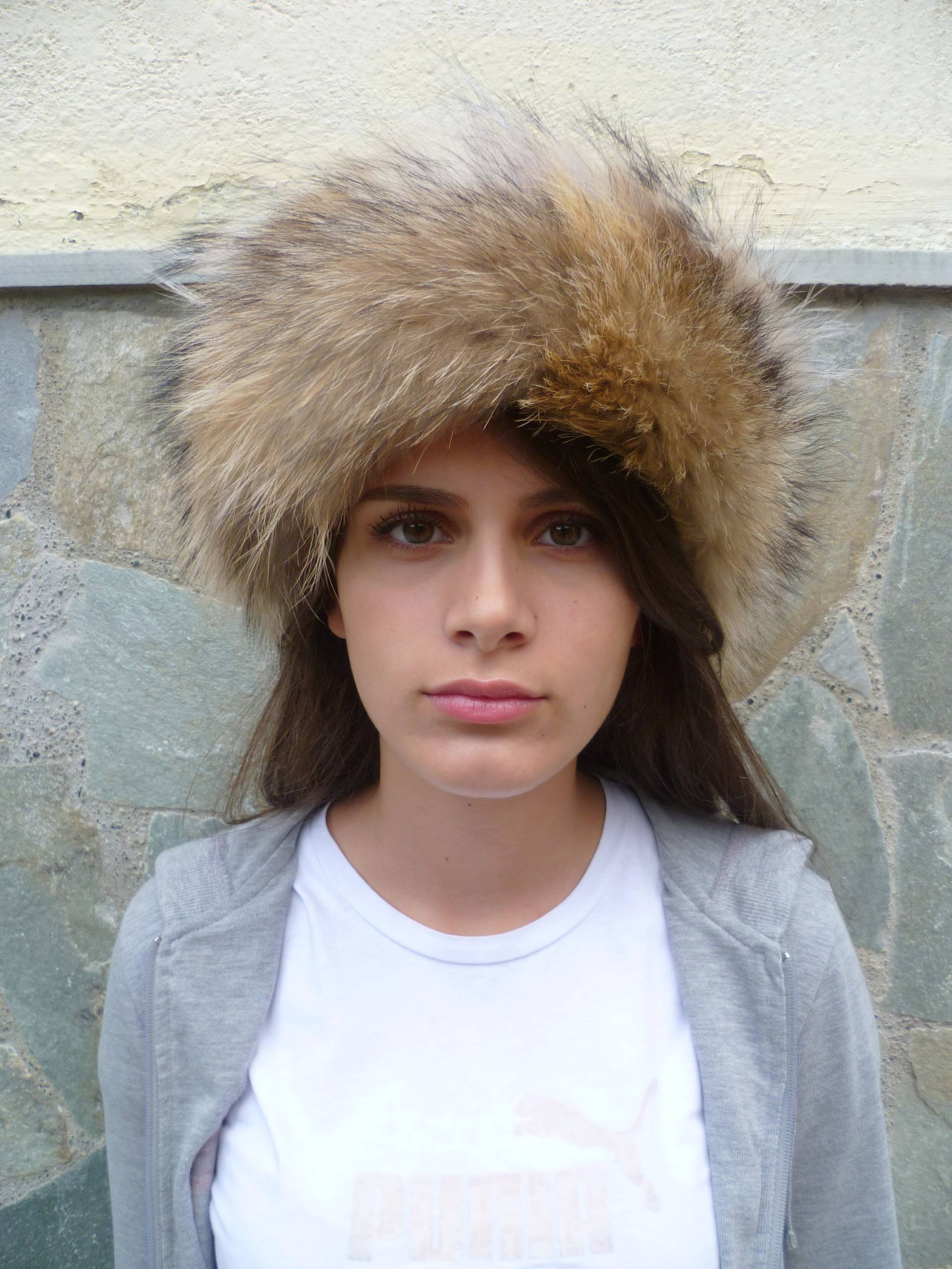 Naturflosse Waschbär Echtfell Stirnband/Fell Halswärmer von NastaziafurdesignsGR