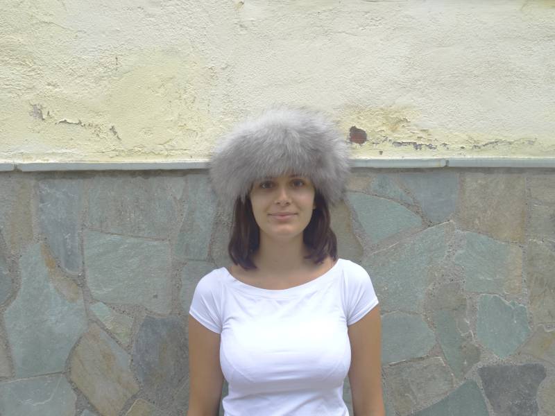 Silber Blau Frost Echt Fell Stirnband/Fell Halswärmer Silber Blau Frost Echt Fell Stirnband/Fell Halswärmer von NastaziafurdesignsGR