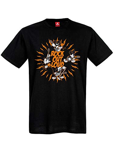 Disney Rock Out Loud Herren T-Shirt schwarz, Größe:XXL von Nastrovje Potsdam