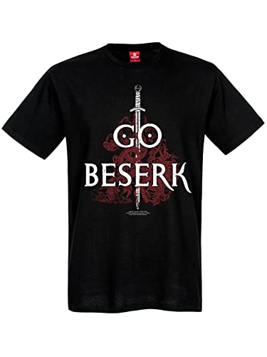Vikings Valhalla Go Beserk Herren T-Shirt schwarz, Größe:M von Nastrovje Potsdam