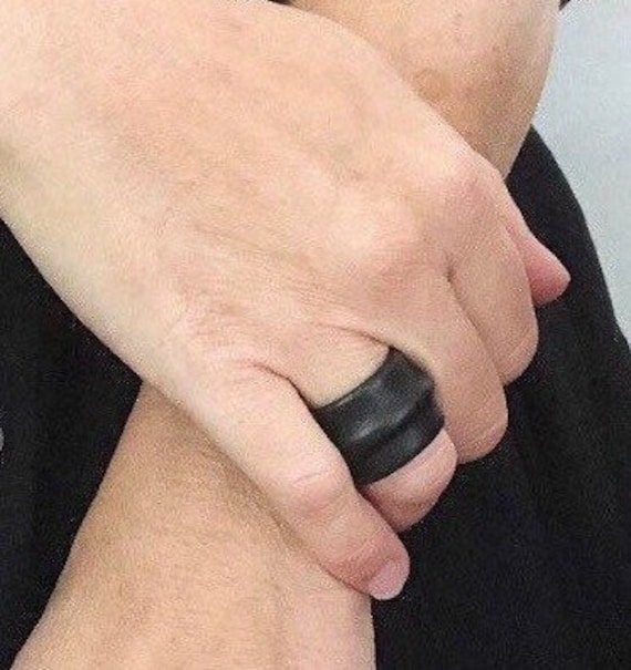 Sekel-L Lederring Für Damen Und Herren Sekel-L Lederring Für Damen Und Herren von NatKbijoux