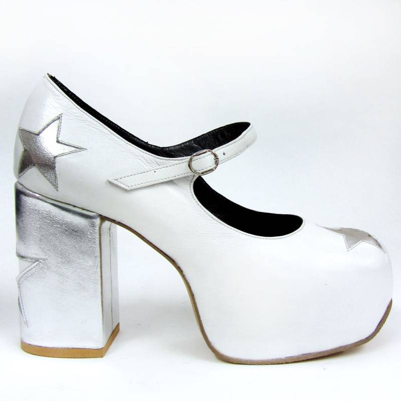 sterne Mary Jane Glam Schuhe Bowie von NatachaMarroShoes
