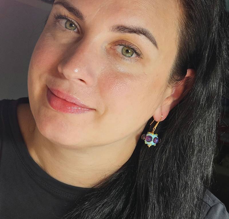 Boho Ohrringe Aus Geschmolzenem Glas Handgefertigter Handwerker Statement Schmuck Für Geburtstagsgeschenke Boho Ohrringe Aus Geschmolzenem Glas Handgefertigter Handwerker Statement Schmuck Für Geburtstagsgeschenke von NataliBogunAtelier